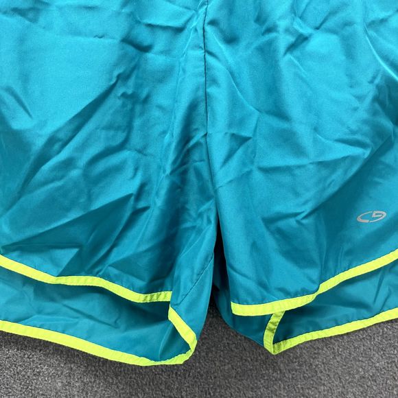 Champion Running Shorts womens Medium Green Jogging Athletic Casual Drawstring - Picture 4 of 12